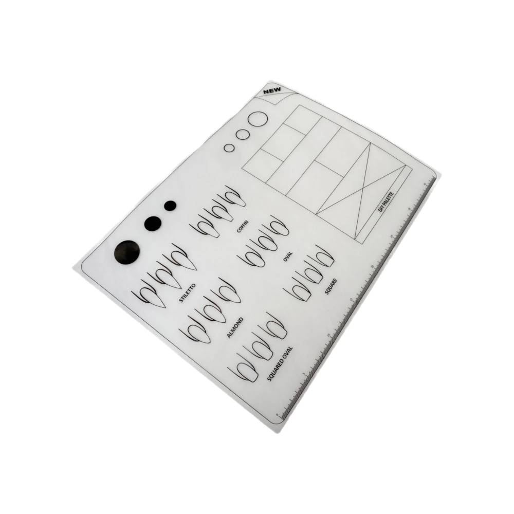 Tapis en silicone transparent, Unique Nails
